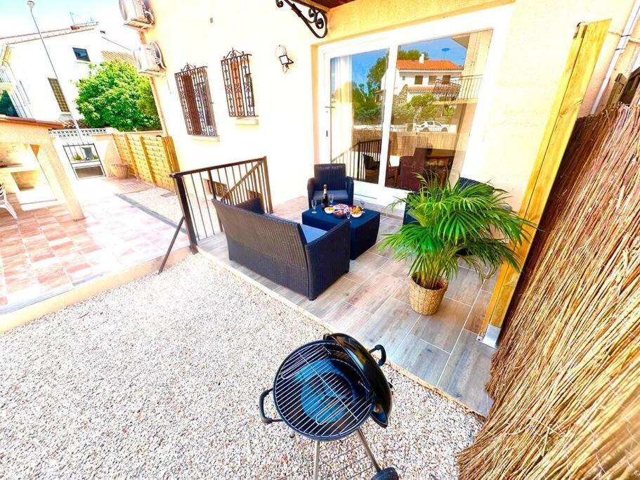 L'Evasion - Climatise - Jardin - Plage - Jacuzzi Perpignan Zewnętrze zdjęcie